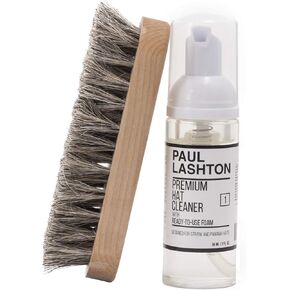 CLEANER SET Hat care Premium Foam Cleaning Horsehair Cleaner Brush Safe on All Materials Designed for Cotton Wool Felt Straw Panama Montecristi Baseball Caps & More Refreshing Fragrance