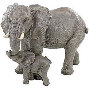 Design Toscano Herd Mentality Mother and Calf Elephant Statue