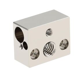 Sprite Extruder Upgrade High Temperature Copper Nickel Plated Heater Block Compatible with Ender 3 S1 / S1 Pro / CR10 Smart Pro/Sermoon V1 3D Printer