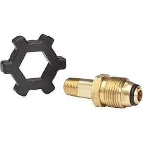 Mr. Heater F273762 1/4 Male Pipe Thread x Full Flow Soft Nose P.O.L. Fitting,Multicolored,Regular