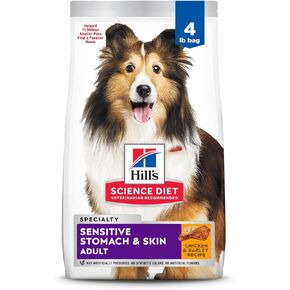 Hill's Pet Nutrition Science Diet Dry Dog Food, Adult, Sensitive Stomach & Skin, Chicken Recipe, 15.5 lb. Bag