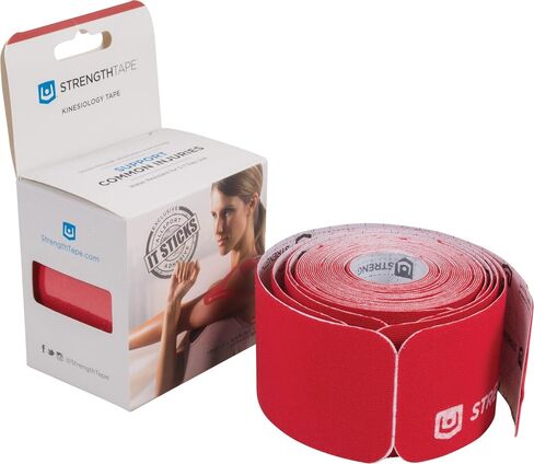 Kinesiology Tape - 5M Precut K Tape Roll - Premium Athletic Tape - Support and Prevent Injuries - Multiple Colors Available in Kuwait