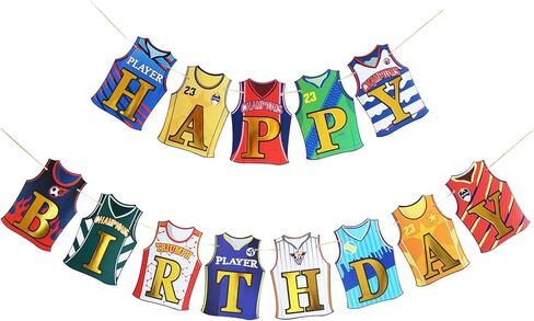 SMENGGIL Jungle Woodland Logging Themed Birthday Party Decoration Supplies Red Black Happy Birthday Sign Banner Paper Birthday Banner Bunting for Boys Girls Kids Babys Children's Birthday Decorations in Kuwait