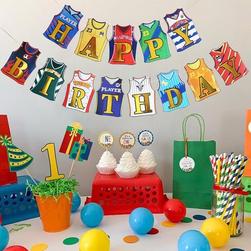 SMENGGIL Jungle Woodland Logging Themed Birthday Party Decoration Supplies Red Black Happy Birthday Sign Banner Paper Birthday Banner Bunting for Boys Girls Kids Babys Children's Birthday Decorations in Kuwait