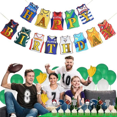 SMENGGIL Jungle Woodland Logging Themed Birthday Party Decoration Supplies Red Black Happy Birthday Sign Banner Paper Birthday Banner Bunting for Boys Girls Kids Babys Children's Birthday Decorations in Kuwait