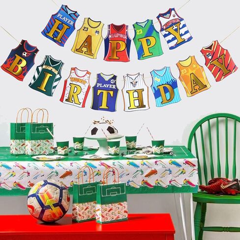 SMENGGIL Jungle Woodland Logging Themed Birthday Party Decoration Supplies Red Black Happy Birthday Sign Banner Paper Birthday Banner Bunting for Boys Girls Kids Babys Children's Birthday Decorations in Kuwait