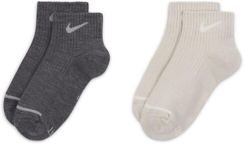جوارب Nike EVERYDAY مكونة من قطعتين من مزيج الصوف المبطن للكاحل YTH 5Y - 7Y للنساء 6-10 للرجال 6-8 in Saudi Arabia