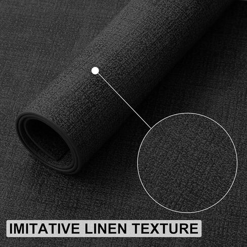 homing Faux Leather Heat Resistant Placemats Set of 6 – Waterproof Wipeable Dining PU Place Mats for Indoor & Outdoor, Easy to Clean - Light Grey in Saudi Arabia