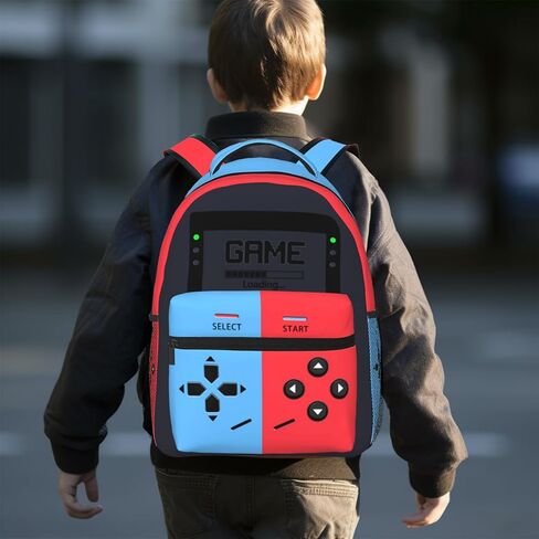 Gamer Backpack for Boys Gaming Laptop Backpack Game Daypack Travel School Bag Gift for Teens Game Lovers in Saudi Arabia