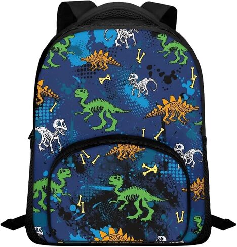 Cartoon School Bus Print Boys Girls Backpack Small Kids Backpack with Adjustable Shoulder Straps Cute Casual School Bookbag for Preschool Kindergarten Student in Saudi Arabia