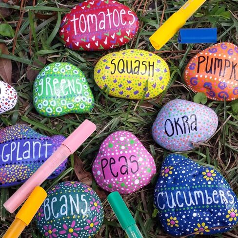 أقلام طلاء أكريليك من Dyvicl للرسم الصخري، والسيراميك، والزجاج، والخشب، والنسيج، والقماش، والكوب، واليقطين، ومستلزمات صناعة الحرف اليدوية، وحرف سجل القصاصات، وصناعة البطاقات، ومجموعة أقلام تحديد الطلاء الأكريليك من 12 لونًا in Kuwait