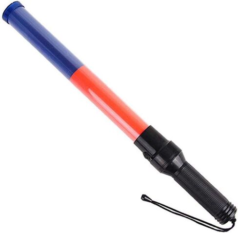 Red and Blue Light Wand Light Baton Signal Traffic Safety Baton Led Light Multifunction Traffic Wand with 3 Flashing Modes(Not Included 2nd batteries) in Saudi Arabia