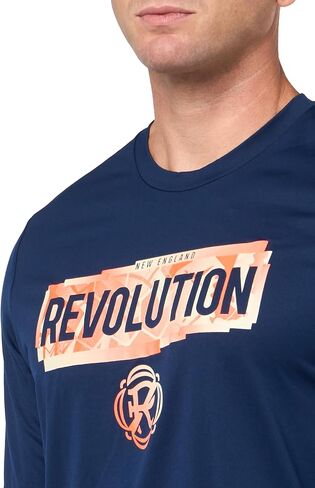 adidas Men's New England Revolution Long Sleeve Pre-Game T-Shirt in Saudi Arabia