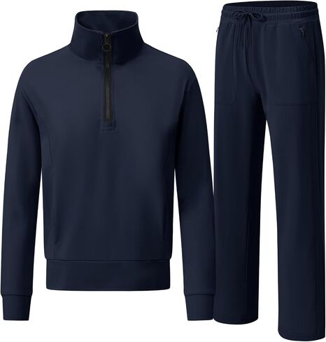 Women's Matching Set Outfits 2 Pieces Travel Clothes Tracksuits Sweat Suits Fall Fashion with 4 Pockets in Saudi Arabia