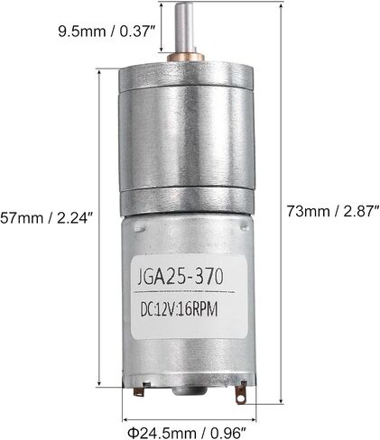 MECCANIXITY Micro Speed Reduction Gear Box Motor DC 12V 1360RPM Geared Motor for 370 Motor in Saudi Arabia