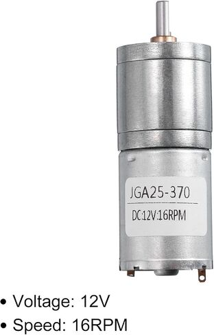 MECCANIXITY Micro Speed Reduction Gear Box Motor DC 12V 1360RPM Geared Motor for 370 Motor in Saudi Arabia