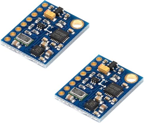 2Pcs GY-86 10DOF MS5611 HMC5883L MPU6050 Module MWC Flight Control Sensor Module Acceleration Magnetic Field Pressure Sensor Module in Saudi Arabia