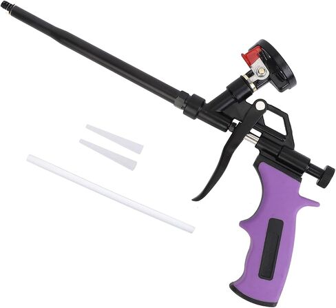 Spray Foam Gun Expanding Foam Gun Less Cleaner, Updated Teflon Pro Foam Dispensing Gun, Insulating Foam Sealant Sprayer, Pu Foaming Applicator for Caulking and Insulation in Saudi Arabia