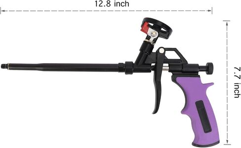 Spray Foam Gun Expanding Foam Gun Less Cleaner, Updated Teflon Pro Foam Dispensing Gun, Insulating Foam Sealant Sprayer, Pu Foaming Applicator for Caulking and Insulation in Saudi Arabia
