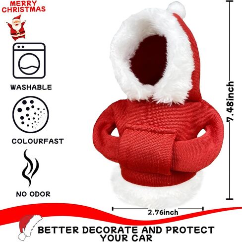 إكسسوارات السيارات ديكورات ناقل الحركة - هدايا عيد الحب اللطيفة لها، فكرة هدايا عيد الميلاد للرجال والنساء بقلنسوة صغيرة لغطاء مقبض ناقل الحركة للدليل التلقائي، أدوات للزوج الصديق in Kuwait