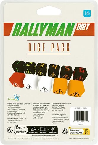 Holy Grail Games Rallyman: Dirt - Dice Based Racing Game, Ages 14+, 1-6 Players in Kuwait