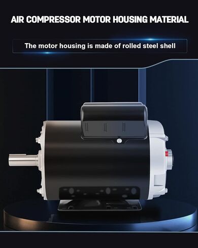 محرك ضاغط الهواء 5 حصان SPL محرك كهربائي، 3450 دورة في الدقيقة، محرك أحادي الطور 230 فولت، إطار 56 هرتز، 7/8 عمود بمفتاح 60 هرتز in Kuwait