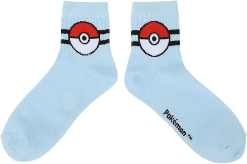 جوارب بوكيمون بيكاتشو النسائية المكونة من 3 أزواج من الجوارب الرياضية ربع الدائرية in Saudi Arabia