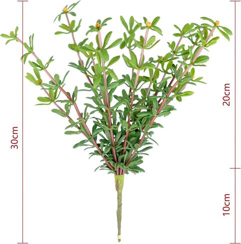 2PCS Artificial Plants for Outdoors, Artificial Rosemary Flowers Real Touch Faux Flowers UV Resistant No Fade Faux Plastic Greenery for Box Porch Home Vase Cemetry in Saudi Arabia
