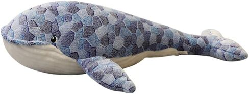 لعبة الحوت الأحدب القطيفة من يودونج، لعبة وسادة معانقة من القطيفة مقاس 27.5 سم، وسادة ظهر من القطيفة على شكل حوت لكرسي الأريكة والسرير، هدايا لأعياد ميلاد الأطفال، عيد الحب، عيد الميلاد (رمادي) in Kuwait