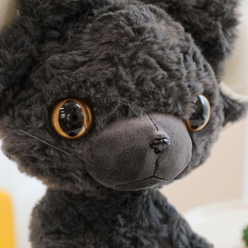 Cat Plush Toy Pillow, plushies for Teens, Black Cute Cat Plush Toy, Boys Girls Kids Gift,Kawaii cat Plush (15.7in/40cm) in Saudi Arabia