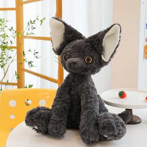 Cat Plush Toy Pillow, plushies for Teens, Black Cute Cat Plush Toy, Boys Girls Kids Gift,Kawaii cat Plush (15.7in/40cm) in Saudi Arabia