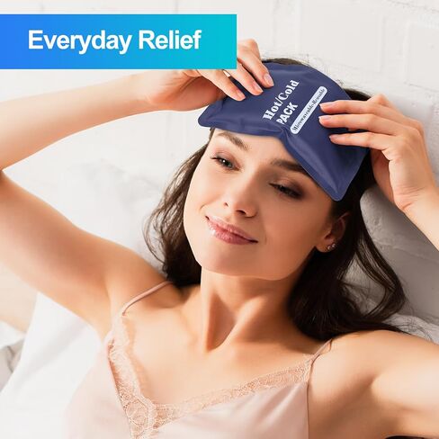 عبوات ثلج للإصابات قابلة لإعادة الاستخدام، 3 عبوات ثلج جل ساخن وبارد، غلاف ثلج للركبة، عبوات ثلج مع أشرطة قابلة للتعديل للركبتين والظهر والكتفين والذراعين والساقين in Kuwait