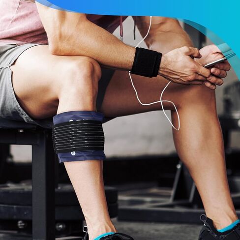 عبوات ثلج للإصابات قابلة لإعادة الاستخدام، 3 عبوات ثلج جل ساخن وبارد، غلاف ثلج للركبة، عبوات ثلج مع أشرطة قابلة للتعديل للركبتين والظهر والكتفين والذراعين والساقين in Kuwait