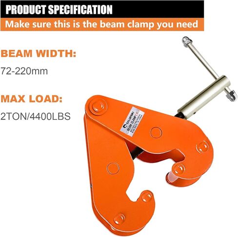 أنا شعاع المشبك الثقيلة 4400 رطل (2 طن) حمل العمل in Kuwait