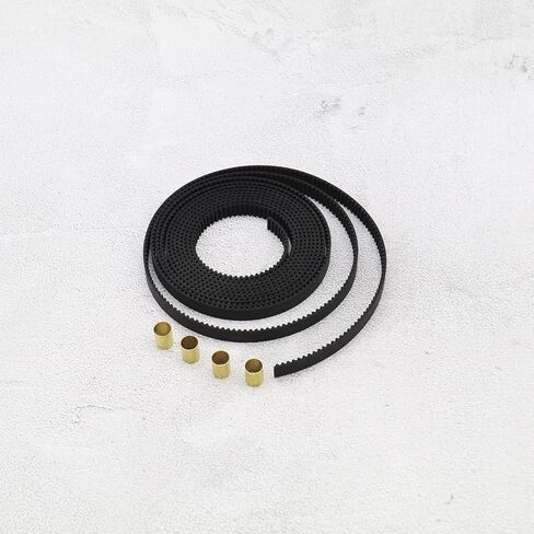 Create idea Open 2GT Timing Belt 2 Meters Compatible with Ender 3 / Ender 3 V2 / Ender 3 Pro/Ender 5 Series 3D Printer Pitch 2mm Width 6mm with 4PCS Brass Sleeves in Saudi Arabia