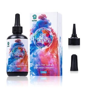 UV Resin Crystal Clear Hard Type - Fast Curing UV Epoxy Resin for Jewelry Making Craft Decoration, Hard Transparent Glue Solar Cure Sunlight Activated Resin Casting, Coating 1000g