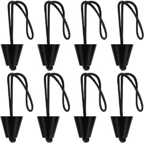 8 Pieces Kayak Scupper Plugs, Silicone Scupper Plugs for Kayak, Kayak Accessories with Lanyard, Scupper Plug Drain Hole Stoppers