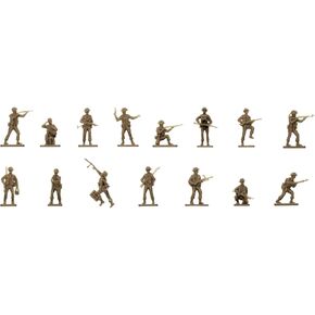 Airfix Vintage Classics WWII British Paratroops 1:32 WWII Military Diorama Plastic Model Figures A02701V