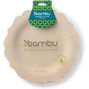 Bambu Pack of 250 - Bamboo Sporks Disposable Set, Biodegradable Eco Friendly Products, Bamboo Utensils for Weddings, Parties, and Events, Compostable Cutlery Great For Any Occasion - Bulk Case