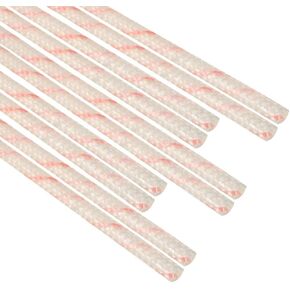 uxcell 10pcs Fiberglass Heat Shield Sleeve 1.5mm(1/16-inch) ID x 2.95ft Adjustable PVC Silicone Fiberglass Sleeve Pipe