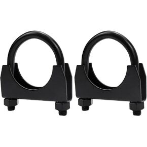 Antrader Antenna Mount Clamp U-Bolt,U-Bolt Clamp,2Pcs Stainless Steel Antenna Mount Clamp U-Bolt Antenna Mast Clamp V Jaw Block With U Bolts,3 Inch U Bolt Clamp