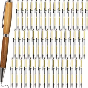 Colarr 48 Pcs Slimline Pen Kit Assorted Colors Wood Turning Pen Kits with Pen Mandrel Pen Turning Kit Pen Turning Supplies for DIY Wood Turning Making Home Supplies (6 Color)