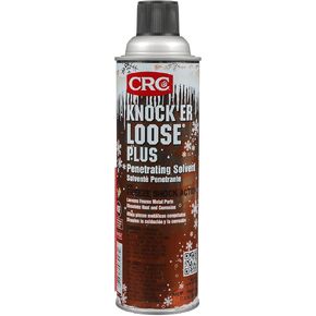 CRC Knock’er Loose Plus Penetrating Solvent 03027 – [Reddish] 11.5 WT. Oz., Industrial Grade Penetrating Solvent and Lubricant w/ Freeze Shock Action
