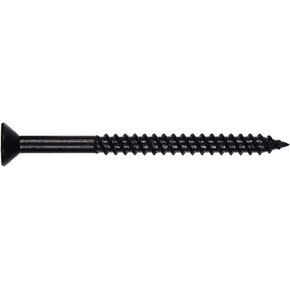 Black 39217 6-Inch x 1-1/2-Inch Flat Head Phillips Twin Thread Cabinet Screw, 100-Pack, 1.5 inches, 100 Count