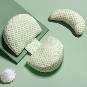 Pregnancy Pillows for Sleeping,Soft Maternity Pillow Pregnancy Body Pillow Support for Back, Legs, Belly, Hips of Pregnant Women, Detachable and Adjustable Wedge Pillow with Pillow Cover(Blue)
