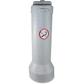 Impact Products Outdoor Receptacle Smokers Station, 25" x 9" x 9", Gray Granite