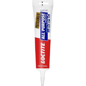 HENKEL CORPORATION 2139007 5.5OZ CLR All-PURP Caulk, 5.5 Fl. Oz./Single, Clear
