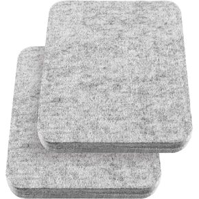 Amylove 2 Pcs Needle Felting Pad 8 x 10 x 1 Inch Natural Wool Needled Felting Mat Thick and Firm Needle Felting Base Felting Block for Precision Felting