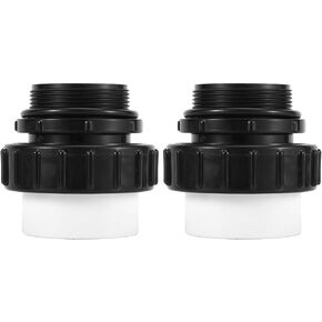 2pcs Hi-Temp Union, 2" MIP x 2" Slip PVC Coupling Compatible with All Pentair Whisperflo and Intelliflo Pumps High Temperature Union Pool Pump Fittings for Underground Swimming Pools 21063-200-000