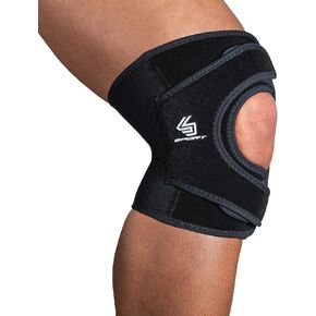 Shock Doctor PRIME Dual Knee Brace Support Wrap for Arthritis, Tendonitis, Meniscus Tear, Pain Relief, Joint Support, Running, Hiking, Sports